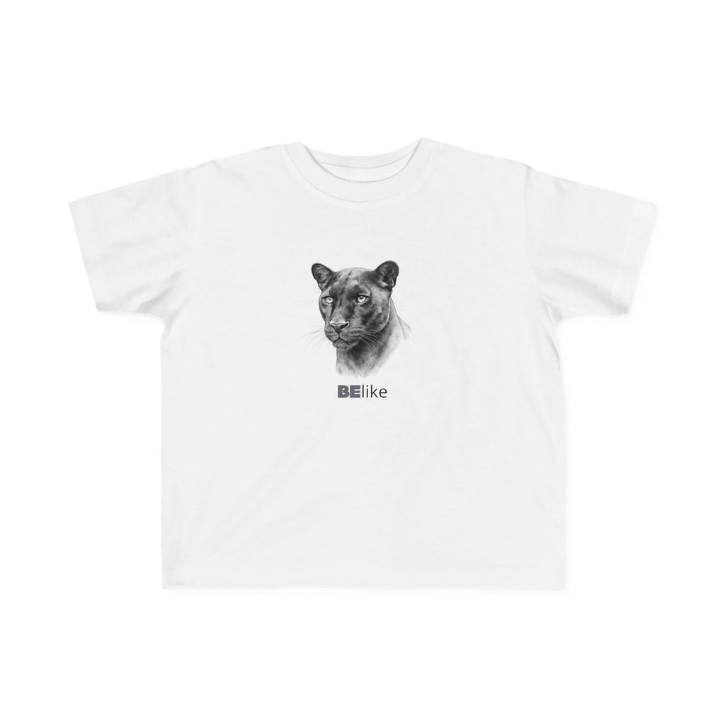 Toddler white t-shirt with Black Panther design
