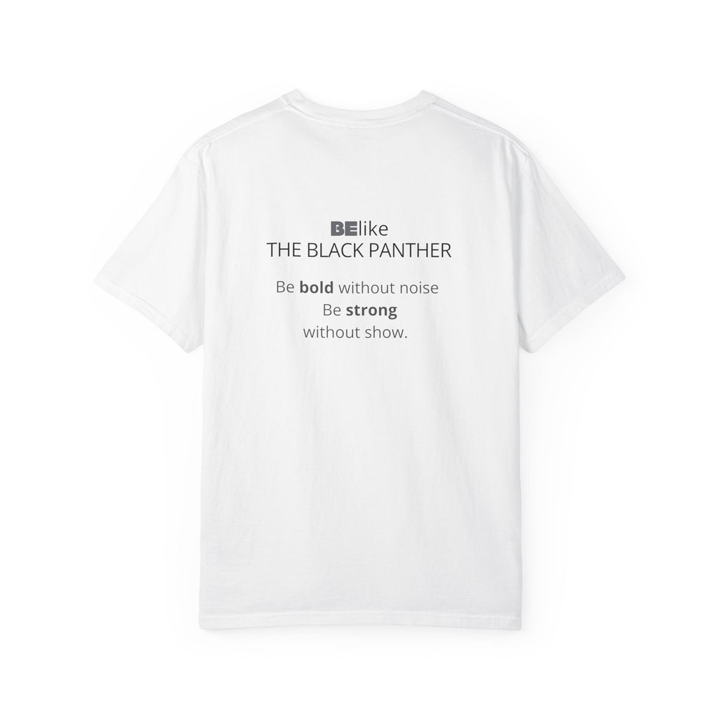 Unisex inspirational white tee with spirit animal design