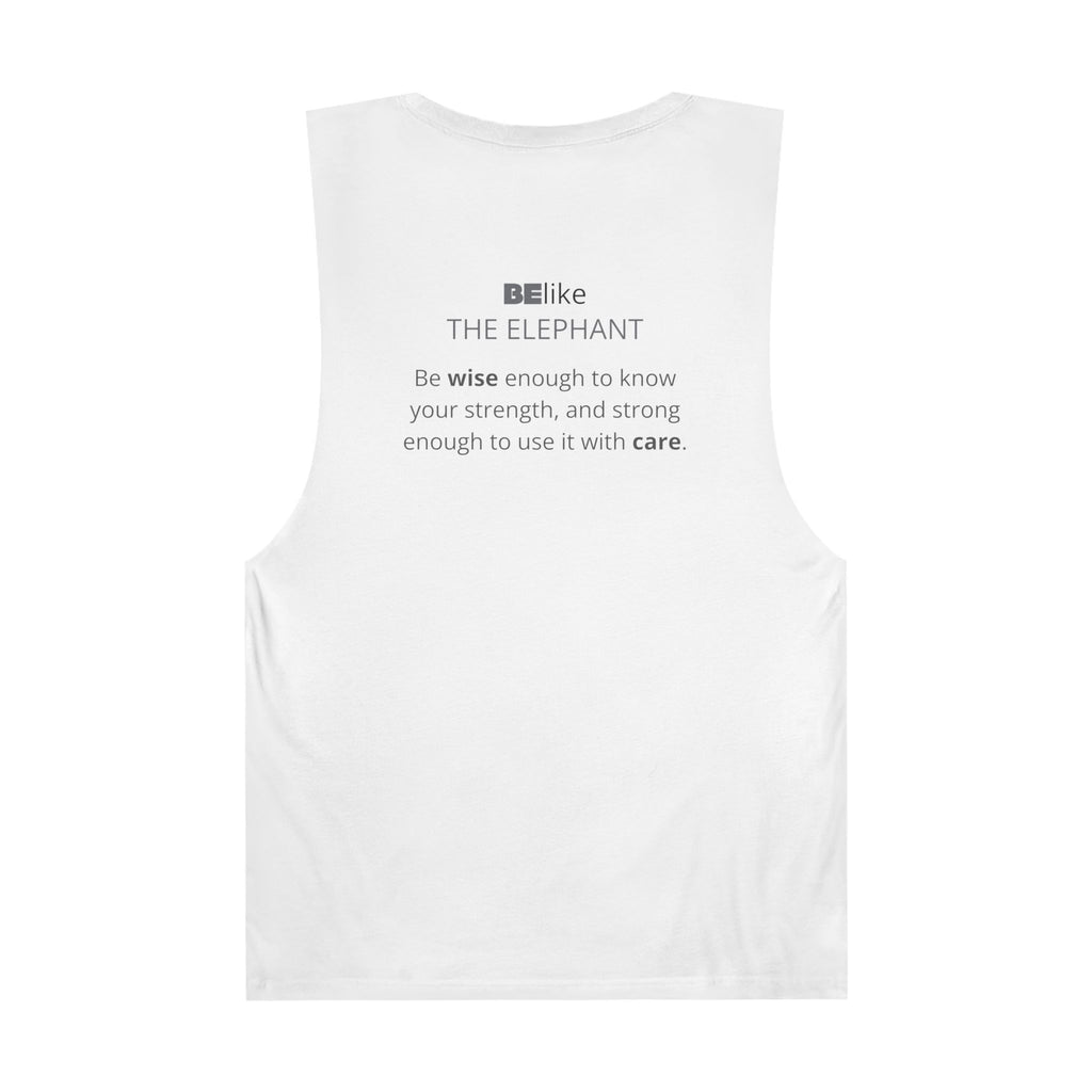 Inspirational quote elephant shirt in black-and-white