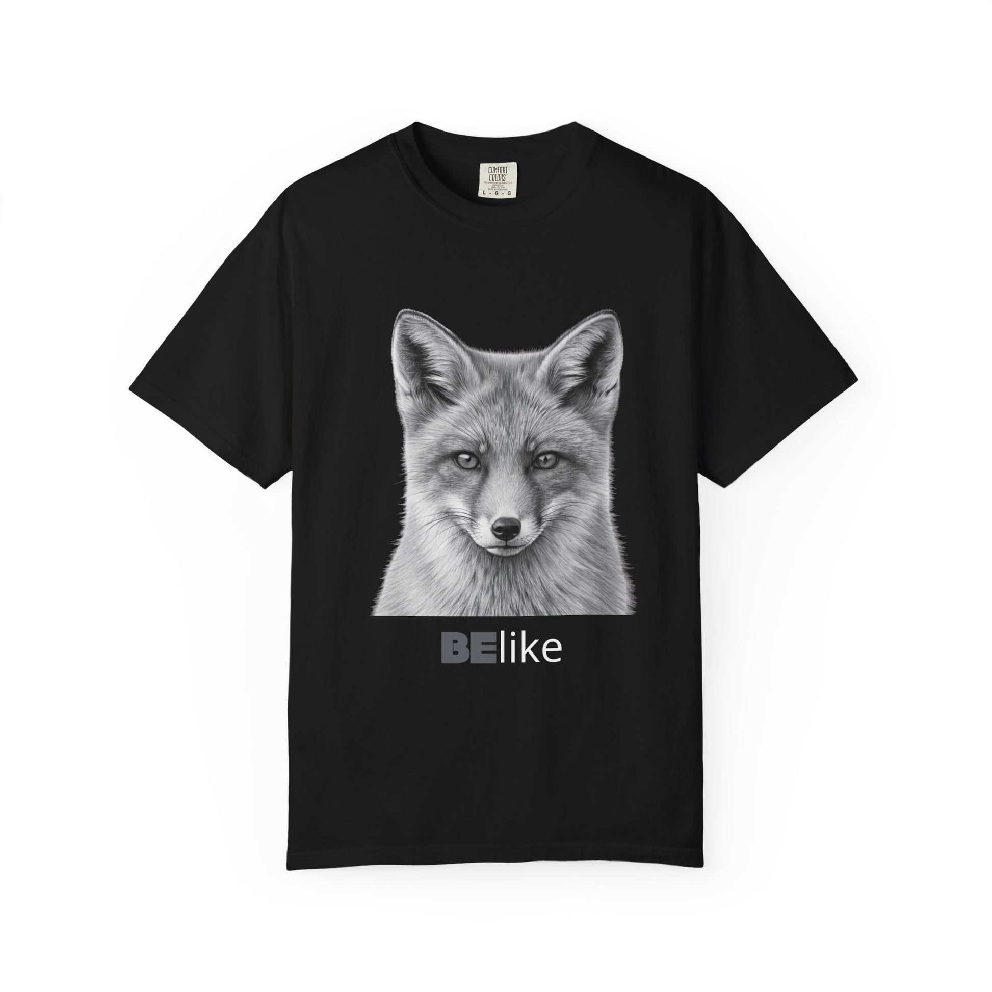 Fox spirit unisex black t-shirt – sharp, quick, and adaptable