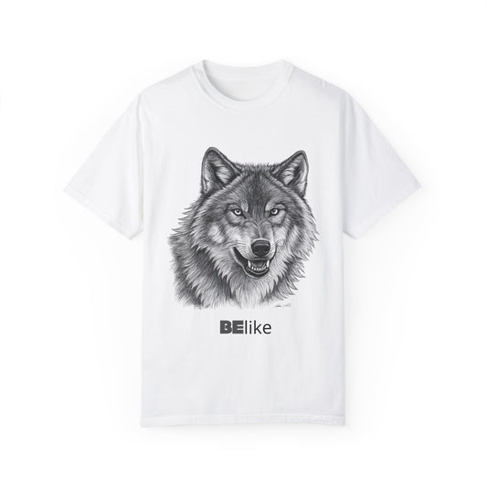 Minimalist Wolf white T-shirt – BElike.store