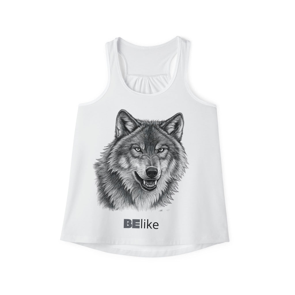 BElike the Wolf Women's Tank Top – Minimalist Spirit Animal Design
